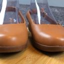 FitFlop  Sarita Slingbacks Flats Womens Size 8.5 Brown Leather Comfort Shoes Photo 9