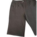 Woman Within  Plus Size 3X Cropped Capri Sweatpants Activewear Gray Pocketed Photo 1