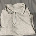 Quarter Zip Pullover Gray Size M Photo 1