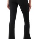 Alo Yoga Airbrush High-Waist Flutter Legging Black Flare Split Leg Size S Photo 4