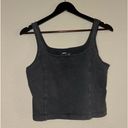 Aerie Gray cropped tank top Photo 0