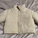 puffer jacket Tan Size M Photo 0