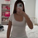 Brandy Melville White Lace Top Photo 0