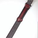 Coach NWOT  Skinny Leather Belt Oxblood With C Buckle Size Medium Photo 4