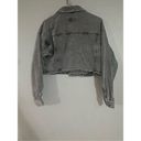 Forever 21  Women’s Gray Buttons Closure Denim Jacket Size M Photo 6