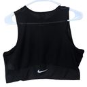 Nike  Dri Fit Mesh Cropped Fitted Tank Top Photo 3