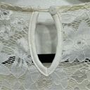 White Birch NEW  Cream Sheer Floral Lace Bustier Corset Bodice Bodysuit Photo 6