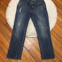 Simply Vera Wang Distressed Hem above ankle Jeans Size 8 Photo 0