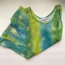 Bermuda Y2K vintage  Beachwear sheer flower power tank, size medium Photo 0