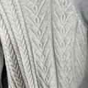 FATE. Please Yourself Gray and Cream Open Shawl Chunky Cardigan, EUC, Small Photo 13