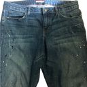 Tommy Hilfiger  Cropped Skinny Moulante 12 Jean Stretch Raw Hem Embellished Photo 1