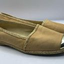 Stuart Weitzman  Womens Beige Flats Nubuc Tipradille Size 9.5M Suede Used 74368 Photo 0