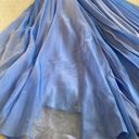 La Femme Periwinkle Strapless Prom Dress Photo 6