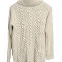 Forever 21  Women's Cream Knitted Turtleneck Sweater Size Small Photo 0