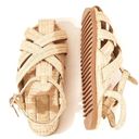 Farm Rio Raffia Zig Zag Woven Sandals Size 10 NWT Photo 2