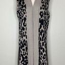 Lane Bryant  Wool Blend Leopard Sleeveless Duster Open Front Long Cardigan Photo 1