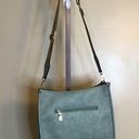 Krass&co Jen & . Crossbody Vegan Leather Bag NWOT  With Canvas Strap  (Flaws) Photo 2