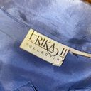 Erika  Vintage Long Sleeve Button Down Silk Blouse Photo 7