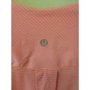 Lululemon   Pop Orange Dune Wagon Stripe Turn It Up Long Sleeve Shirt Top Photo 6