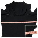 Intermix  Kendall Ruffle Cold Shoulder Sweater -Black - Large Photo 5