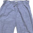 Pact  Women’s Organic Cotton Pull On Cropped Chambray Pants size XL Photo 2