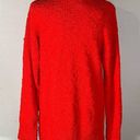 Sanctuary  Punk Fuzzy V-Neck Pullover Sweater Red Women's Size Small NWT Photo 3