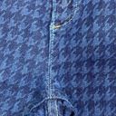 Pilcro  Anthropologie Jeans Women's 28" Blue Serif Skinny Houndstooth Stretch Photo 7