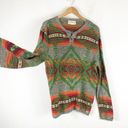 Vintage Ralph Lauren Denim & Supply Tribal Aztec Southwestern Sweater Large Knit Photo 8