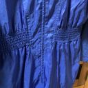 One Piece Vintage 1980s Royal Blue  Windbreaker Pants Jumpsuit 6P/ Small EUC Photo 5