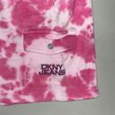 DKNY  Jeans NWT Size XL Pink Tie Dye Cargo Lounge Shorts Photo 2