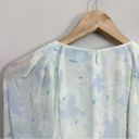 Petal Lewit  Sleeve Chiffon Top Size Small Photo 13