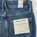 Good American New  Slim Straight High Rise Raw Hem Ankle Jeans Blue Size 4 / 27 Photo 10