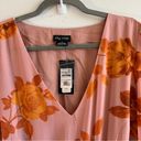 City Chic  Dress Rose Floral Print V-Neck Long Sleeve A-Line Maxi Dress Sz 16 NWT Photo 6