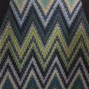 Enfocus Studio En Focus Studio Dress Womens Size 6 Blue Chevron Print Photo 4