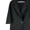 London Fog  Women's Tempe Europa 100% Pure Wool Coat Size 12 Petite Black Photo 3
