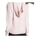 Z By Zella Feelin Fine Velour Hoodie Sweatshirt Pink Size Large Photo 1