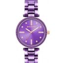 Juicy Couture NWT!  Black Label Purple Stone Wristwatch Photo 0