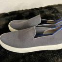 Rothy's  The Original Slip On Sneaker Anchor Textile Blue grey Women’s US 8.5 Photo 0
