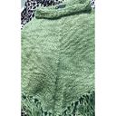 Kenneth Cole Ladies Emeral Green  Reaction Poncho W Fringe Size Small To Medium Photo 1