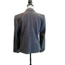 Rafaella  Blazer Jacket Petite Black Size 12P Stretch Novelty Ticking Workwear Photo 3