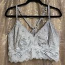 Aerie  Light Gray Lace Racerback Bralette, XXL Photo 0