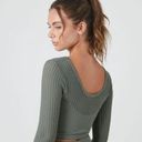 Forever 21 Active Seamless Cropped Long Sleeve Photo 1