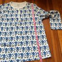 Roller Rabbit  Blue Monkey Pima Cotton Pajama Top Sz S Photo 4