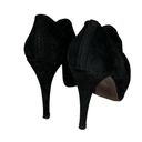 Stuart Weitzman  Black Suede Bootie Heels Photo 4