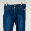 White House | Black Market  Skinny Flare Dark Wash Jeans Size 4R Photo 5