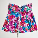 Twisted NWT Swim Solutions  Bandeau Tankini‎ Top in Primavera Floral Pink Photo 12