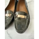 Coach  Olive Patent Leather Green Gray Loafers Size 6.5 Photo 1