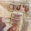 OP SOLD RETRO Y2K WHITE CORDUROY  LOW RISE SHORT SHORTS Photo 1