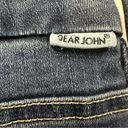 Dear John  Button Fly High Rise Denim Flare Bootcut Slit Hem Blue Jeans Womens 30 Photo 6