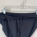 La Blanca Island Goddess Shirred Band Hipster Bottom in Black Photo 4